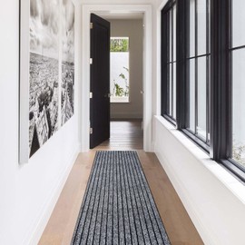 Gotohipi Runner Rug 6x7 Indoor Outdoor Utility Carpet,Area Rugs with Non Slip Rubber Backing for Hallway Kitchen Entryway Balcony Garage Stair Laundry Room