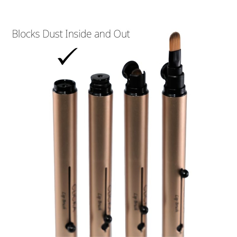 CLICKA LM602 Extendable Makeup Brush, Premium Synthetic Hair