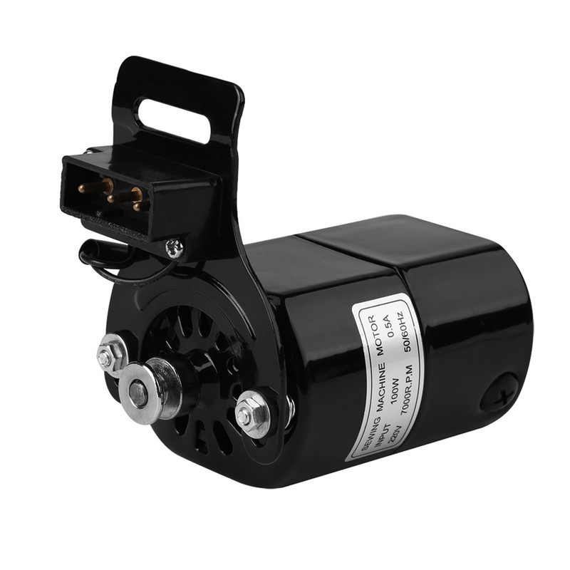 1Pcs 220V 100W Home Sewing Machine Motor 7000 RPM Kbracket