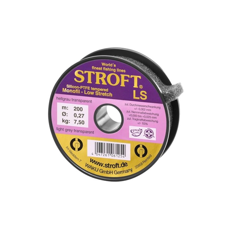 Stroft LS 0.27 mm 200 m monofilament line