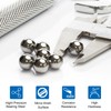 uxcell 200pcs Precision Balls 4mm Diameter G25 Solid Chrome Steel