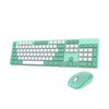POWZAN Wireless Keyboard and Mouse, Ultra Slim Compact Full Size