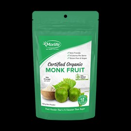 Morlife Monk Fruit Powder Certified Organic 100g
