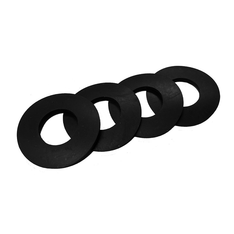 Herco Black Neoprene Industrial Grade Rubber Washers - 7/16" ID