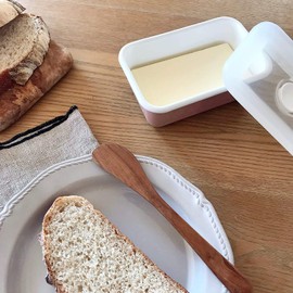 Fuji Enamel Butter Case, 15.9 oz (450 g), Enameled Container N-450