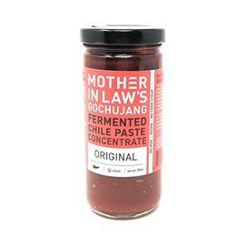 Mother-in-Law’s Gochujang Fermented Chile Paste – Signature Korean Ingredient, Mild Heat, Savory and Umami Flavors, Vegan, No MSG, 10 ounce