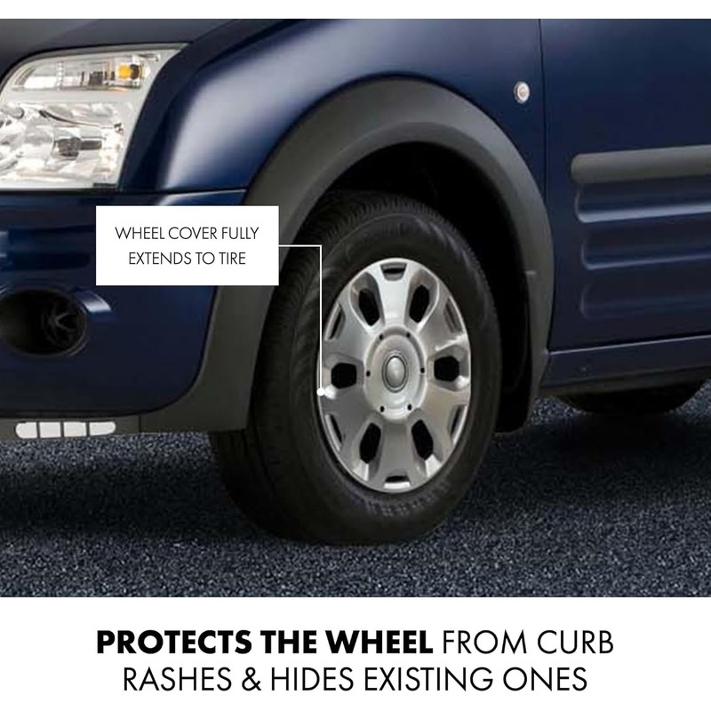 Mayde 15-Inch Hubcaps Fits 2010-2013 Ford Transit Connect, Replacement Wheel