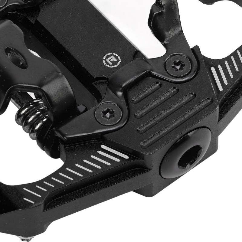 Dual Function Bicycle Pedal Flat Clipless Cleats 3 Sealed Bearings