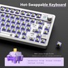 SUEHIODHY FURYCUBE F75 Mechanical Keyboard, 75% Aluminum Keyboard VIA-programmable Custom