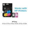 HP 68 Black/Tri-Color Ink Cartridges (2-Pack) | Works Envy 6100e,