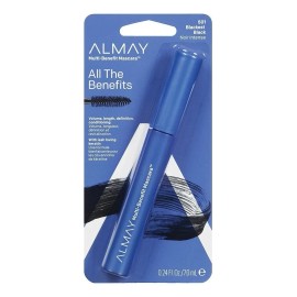Pestañina Almay Blackest Black Negro Multibeneficios Hipoalergénica
