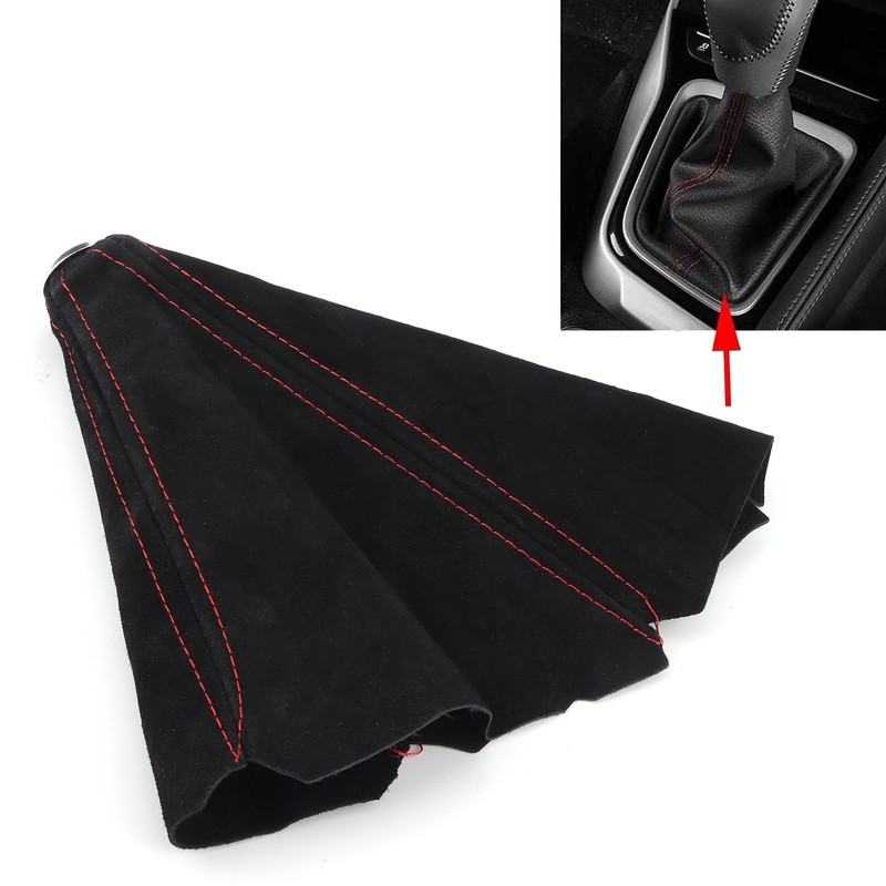 Shifter Lever Dust Cover Boot Gaiter Car Interior Suede Universal