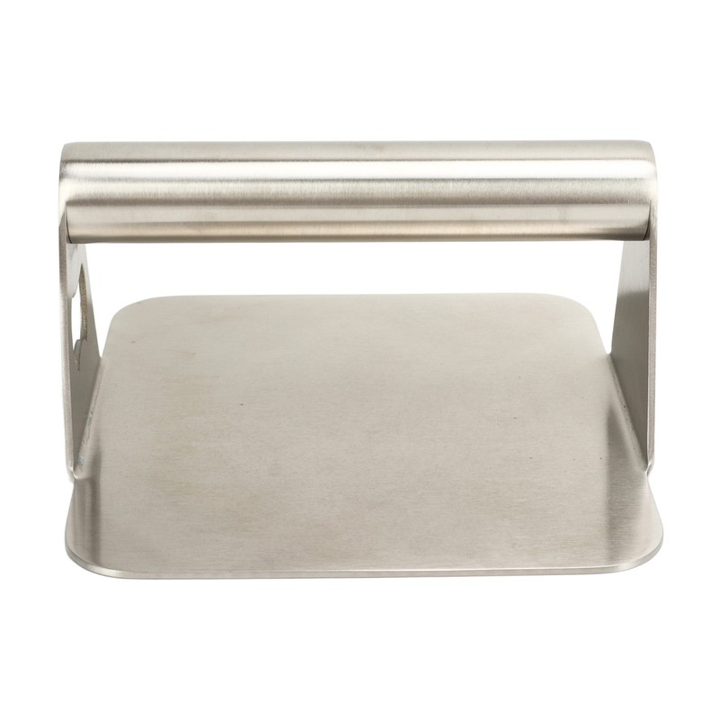 Burger Press Rectangular 304 Stainless Steel Burger Smasher Non Stick