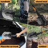 HSWGHWX 28" Tactical Folding Shovel Military Multi-Tool - Entrenching Tool