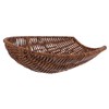 NOLITOY Woven Picnic Basket Imitation Rattan Bread Basket Sturdy Fruit