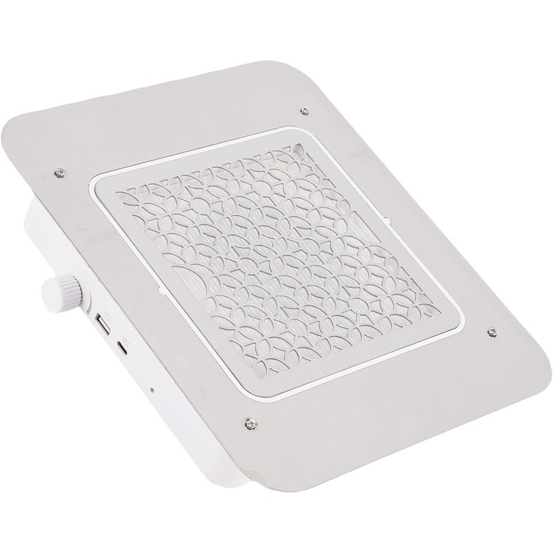Brrnoo Colector de Polvo de Uñas 48W 3500RPM, Aspirador de