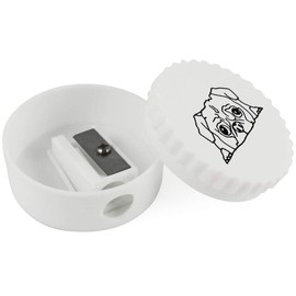 'Sleepy Pug' Compact Pencil Sharpener (PS00007108)