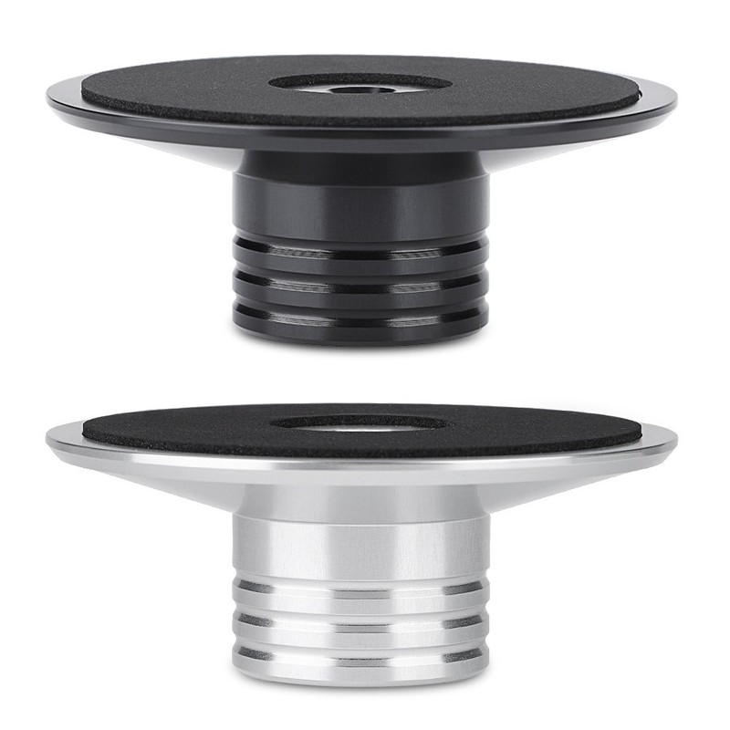 Disc Stabilizer for LP Record Players, Aluminum Metal Turntable Balanced