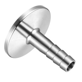 sourcing map 2pcs Stainless Steel 304 KF25 Flange to 10mm Rubber Hose Barb Adapter for Vacuum