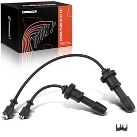 A-Premium Juego de 2 cables de bujía de encendido compatible con Hyundai Santa Fe 2001-2004, Sonata 1999-2005 y Kia Optima 2001-2005, Magentis 2001-2006, L4 2.4L Gasolina