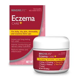 MagniLife Homeopathic Relief Gel for Eczema Itching and Dry Skin 2 Ounce Natural Formula