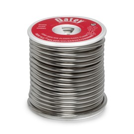 Oatey 29025 Safe-Flo Wire Solder, 1 Lb Bulk, Solid, Gray, Silver