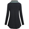 MOQIVGI Tunic Tops for Leggings for Women,Long Sleeve Cowl Neck