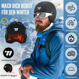 Westgirl cycling cap, skull cap, bike warm cap for men and women, windproof, thermal fleece, breathable, winter sports hat for running, cycling, skiing.
