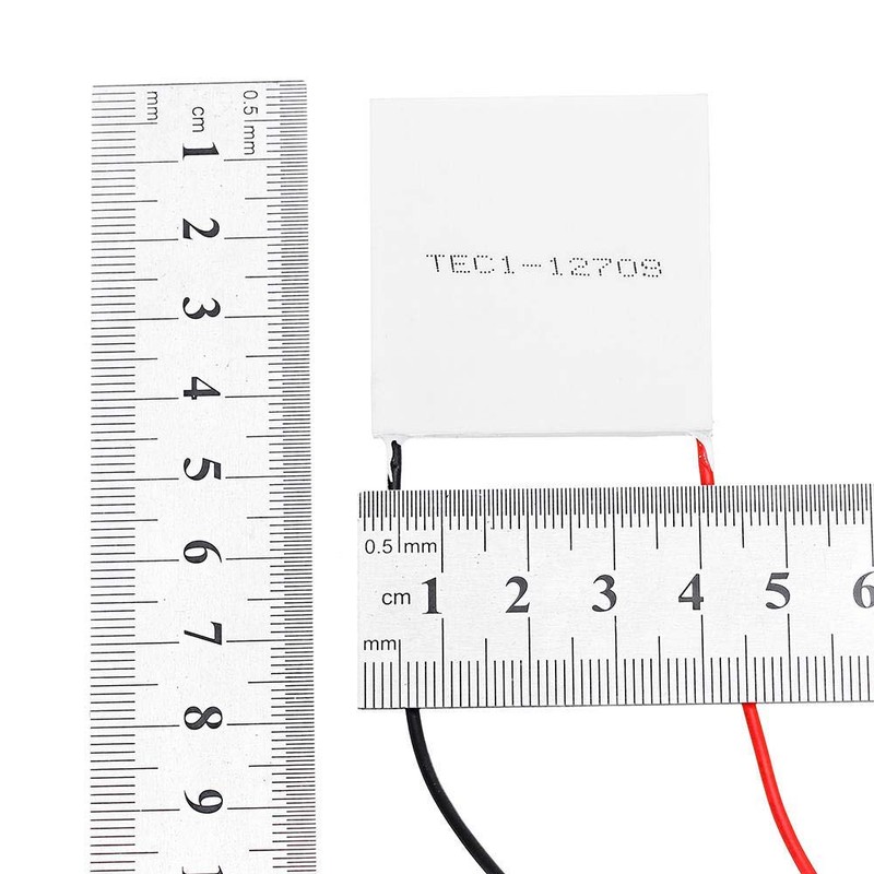 Fasizi 2pcs TEC1-12709 40x40MM Thermoelectric Cooler Peltier Refrigeration Plate