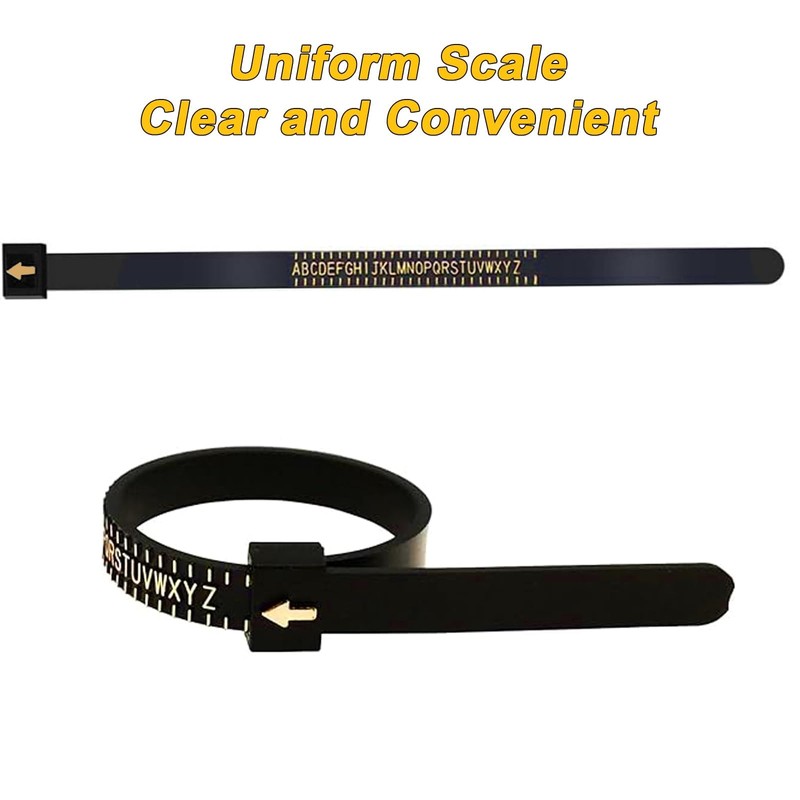 JAZORR Ring Sizer Measuring Tool Kit, Finger Measure Size, A-Z