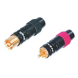 Neutrik NF2C-B/2 ProFi RCA Plug Pair
