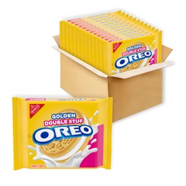 OREO Double Stuf Golden Sandwich Cookies, 12 - 14.03 oz Packs