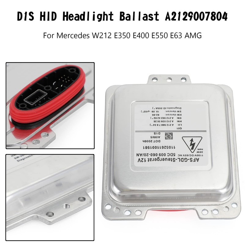 Areyourshop D1S HID Headlight Ballast A2129007804 Fit for Mercedes W212