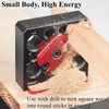 Flexmam 6-Piece Dowel Maker Jig Kit, Metric 8 mm to