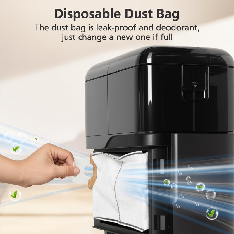 12 pcs Dust Bags for eufy Omni C20 Robot Vacuum,