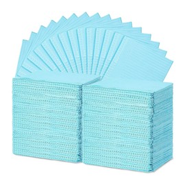 Lyaciomn 125PCS Disposable Nail Art Table Towels Mat 13 X 17inch Waterproof Nail Art Mat Paper Sheet Clean Pads Tattooing Blue