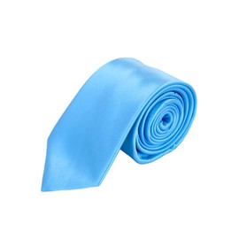 Premium Classic Solid Color 2.75" Necktie Neck Tie, Light Blue