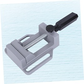 TEHAUX 1Pc Mini Table Vise Lightweight Aluminum Alloy Clamp for Small Projects Portable Suction Grip Vise for Jewelry Electronics Crafts and DIY Parts Random Color