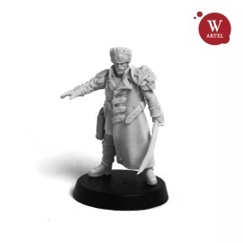 Artel W Miniatures Major Brokk - Artel W Astra  Imperial Guard Vostroyan Valhallan