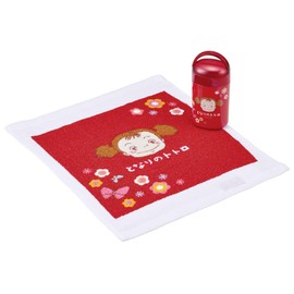 Skater OA5AG-A Antibacterial Hot Towel Set with Case, My Neighbor Totoro Mei's Bento Box, Studio Ghibli, Made in Japan, 12.6 x 12.0 inches (32 x 30.5 cm)