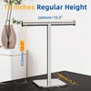 RUACQ T-Shape Hand Towel Holder Stand, 12inch Weighted Base Towel