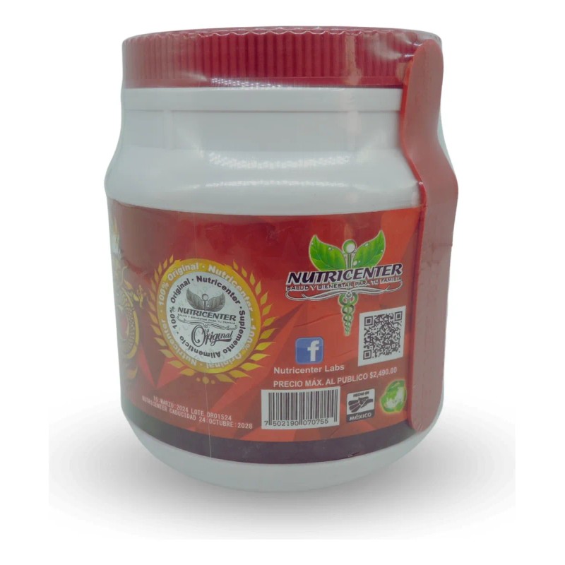 Pomada Corporal Dragon, Gel Con Efecto Analgésico 1.4kg Rojo