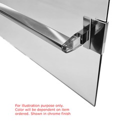 Gordon Glass® Oil Rubbed Bronze Towel Bar Kit for Frameless Sliding Shower Doors Fits 5/32, 3/16, and 1/4 inch Thick Glass