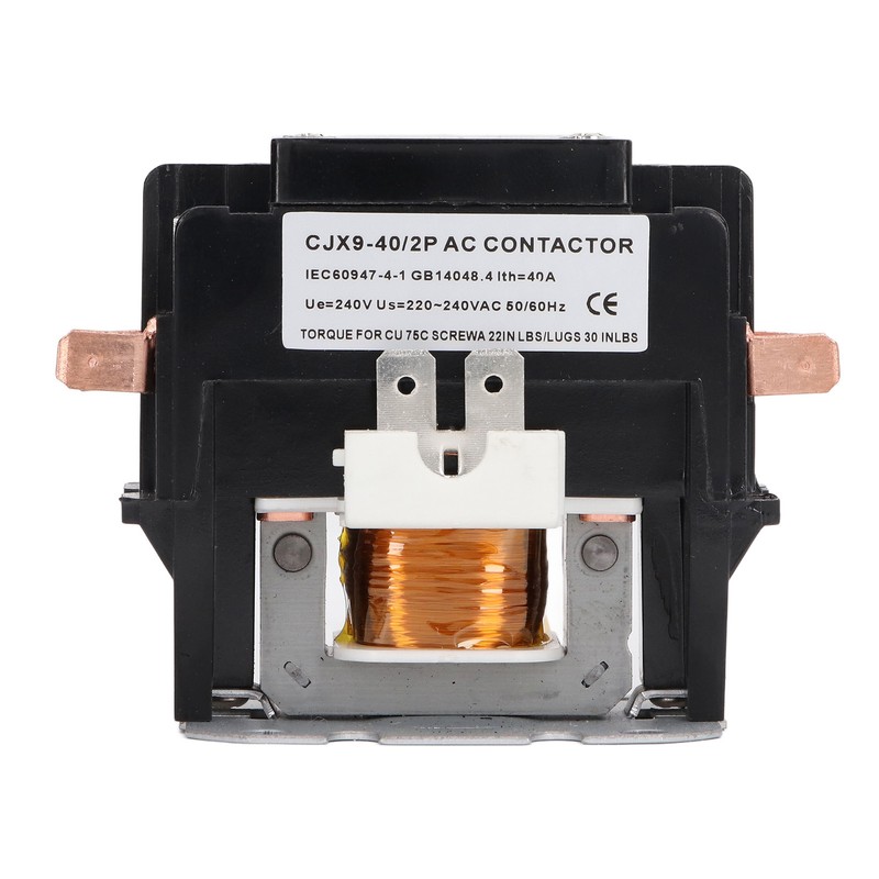 CJX9 40 2P 40A AC Contactor PP Shell Silver Alloy