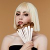 Jessup Set de 14 Brochas para Maquillaje Veganas para Rostro