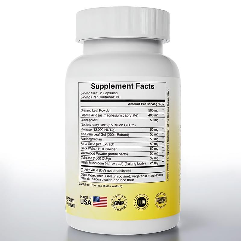 Candida Balance Probiotic 60 Capsules - Intestinal Cleanse & Colon