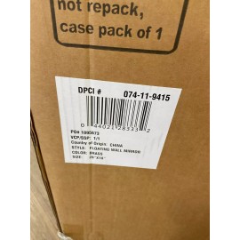 Mirror New in Box Threadshold Floating Item No. 074-11-9415 Wall MIRROR RECTANGLE - E