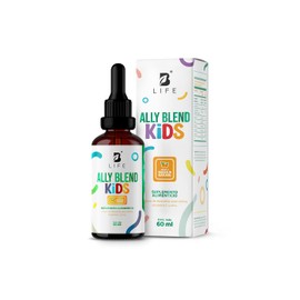 Ally Blend Kids en gotas 60 ml  2 meses de consumo  Adicionado con Vitamina C y Zinc  Ally Blend Kids B Life.                                         
