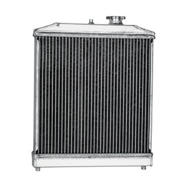 Tepilauda 3 Row Radiator Shroud Fan For Honda Civic D15 D16 CX DX EX EG GX HX AT EK Del Sol Integra 1992-2000 3 Rows Radiators with Fan Aluminum Radiator