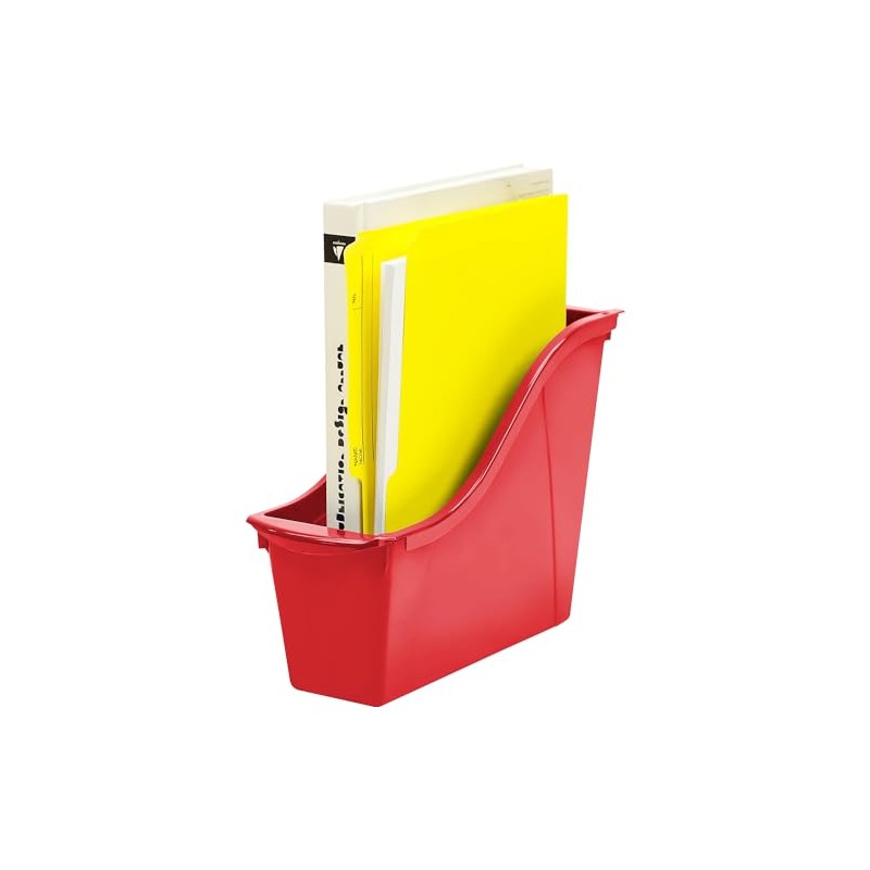 Storex Interlocking Book Bin, Small, 11-3/4 x 4-1/2 x 8-1/2